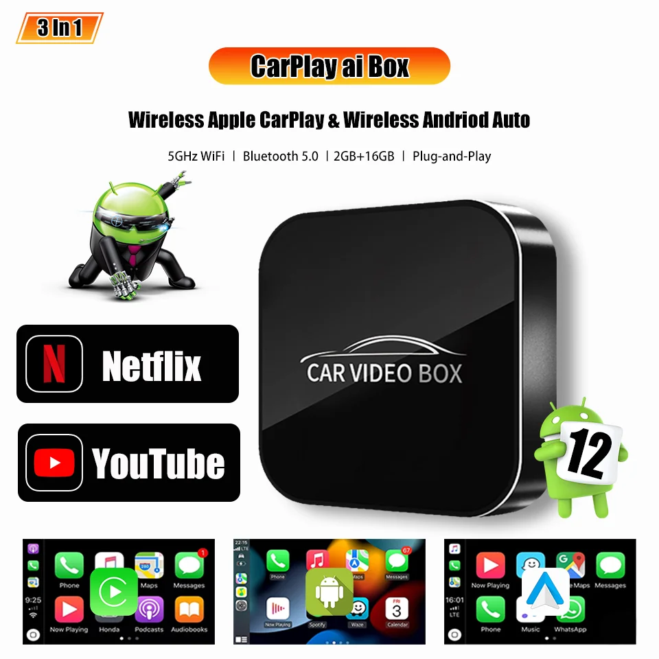 Новый мультимедийный адаптер carplay
