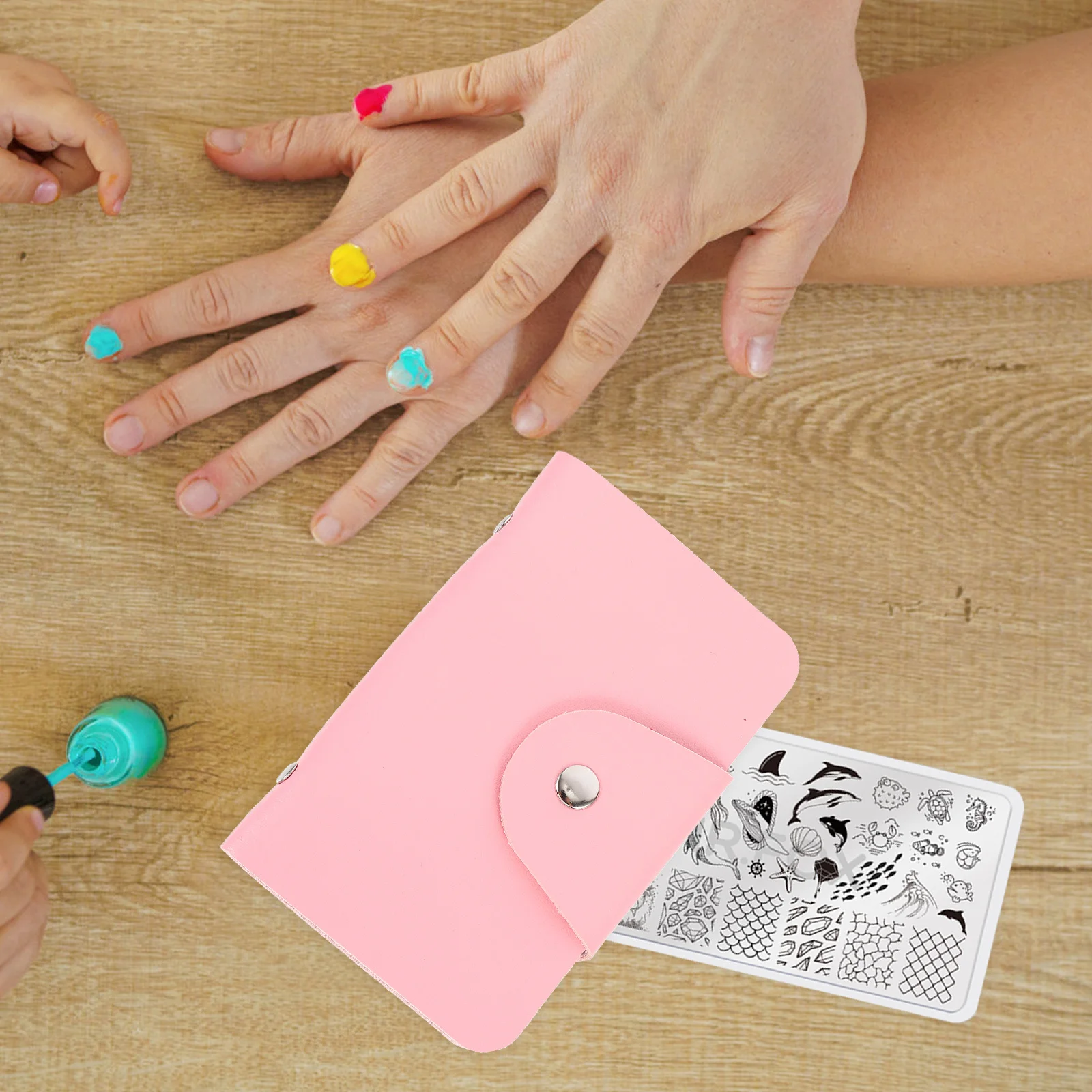 Сумка для хранения пластины для штамповки ногтей - Фотография_6