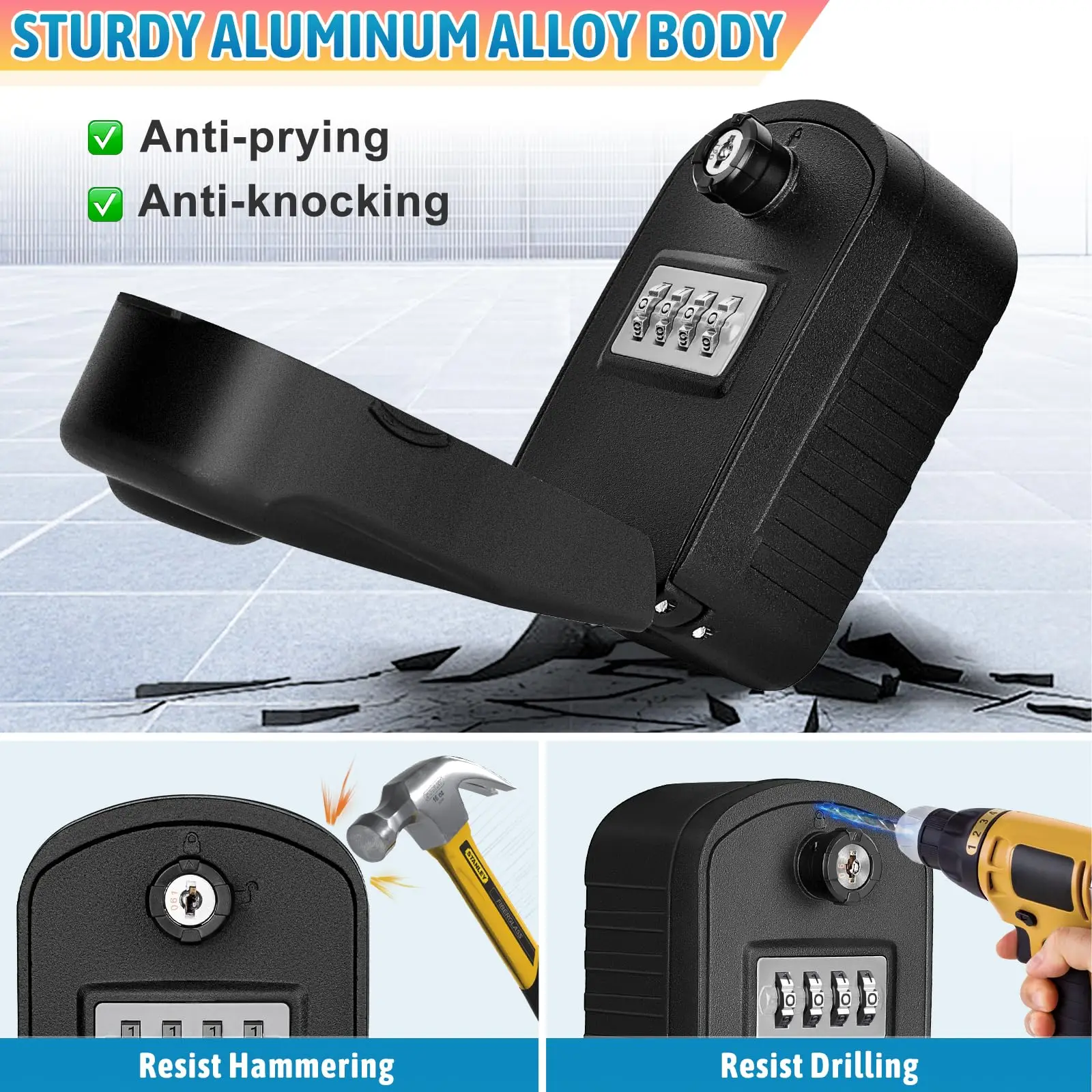 Замок для ключей с кодом наружное - Фотография_2