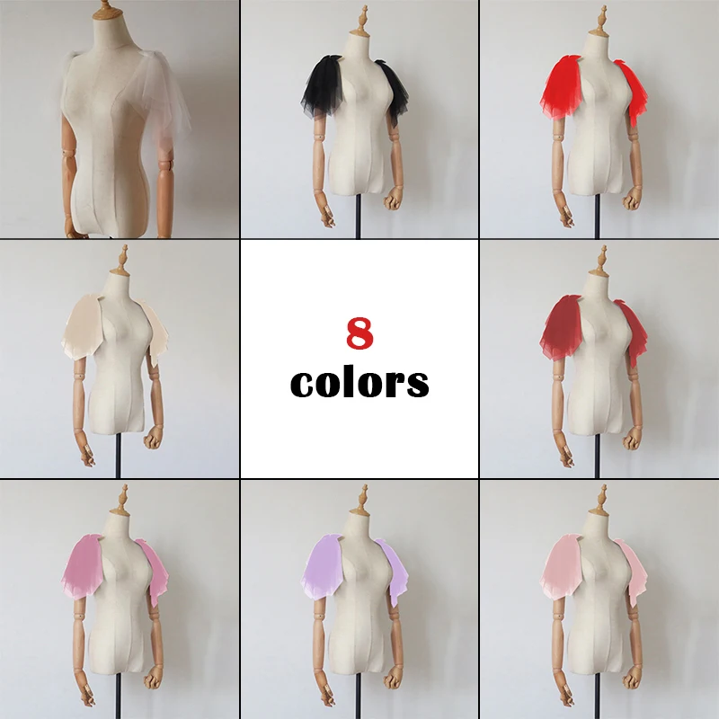 Женские съемные короткие расклешенные рукава - Фотография_6