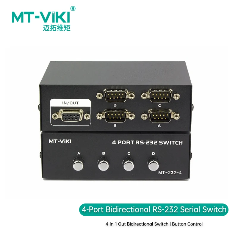 Mt-viki 4 порта s rs232 переключатель