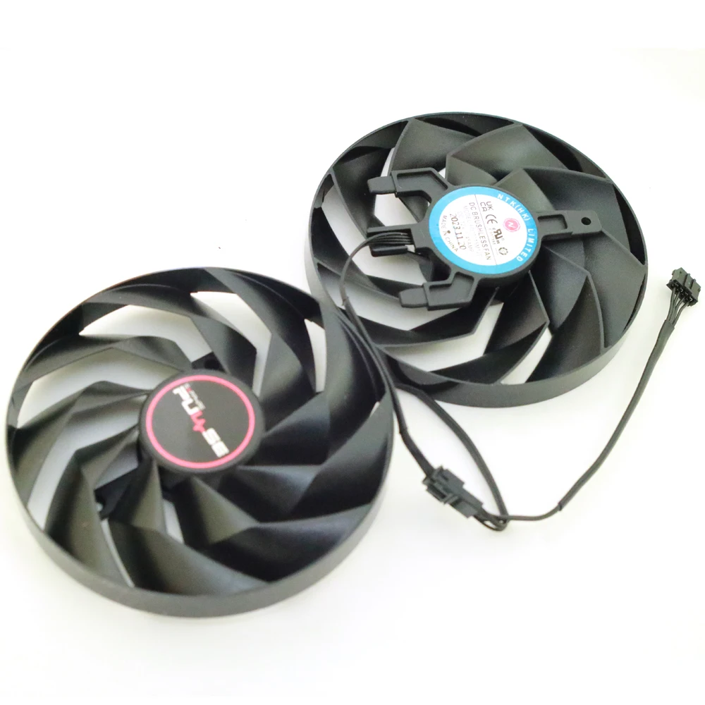 Вентилятор vga для видеокарты sapphire rx7600xt 7700xt 7800xt - Фотография_2