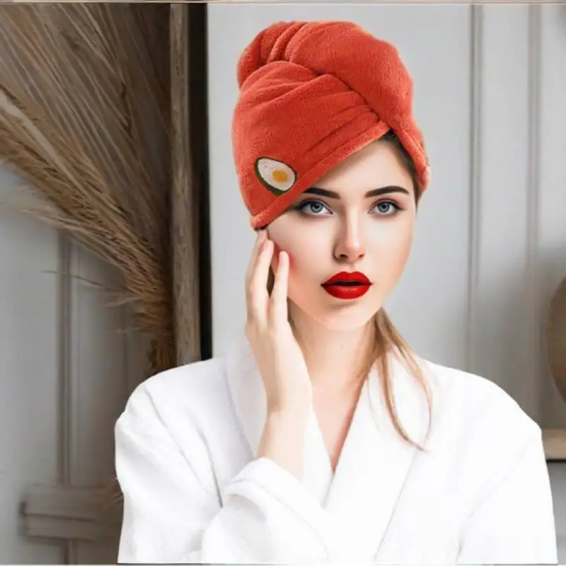 Супер впитывающий тюрбан для волос - Фотография_5