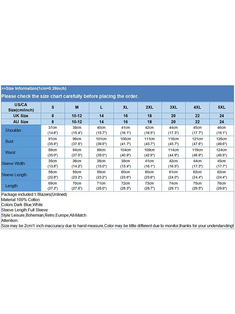 Женский блейзер с цветочным принтом zanzea - Фотография_6