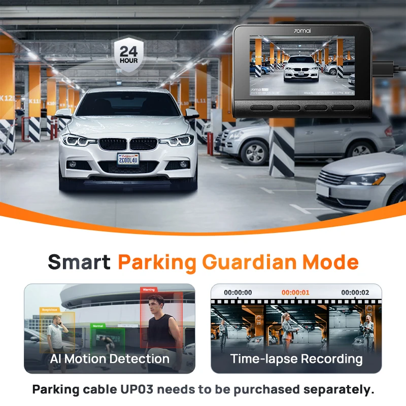 Видеорегистратор 70mai 4k a810 ultra hd gps adas 150fov hdr - Фотография_4