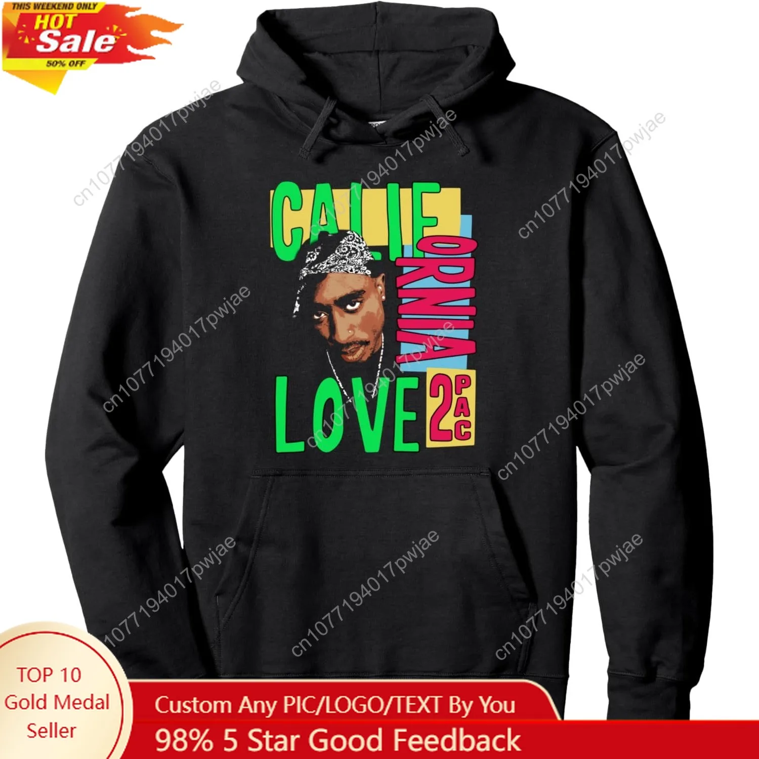 Официальный пуловер tupac 2pac