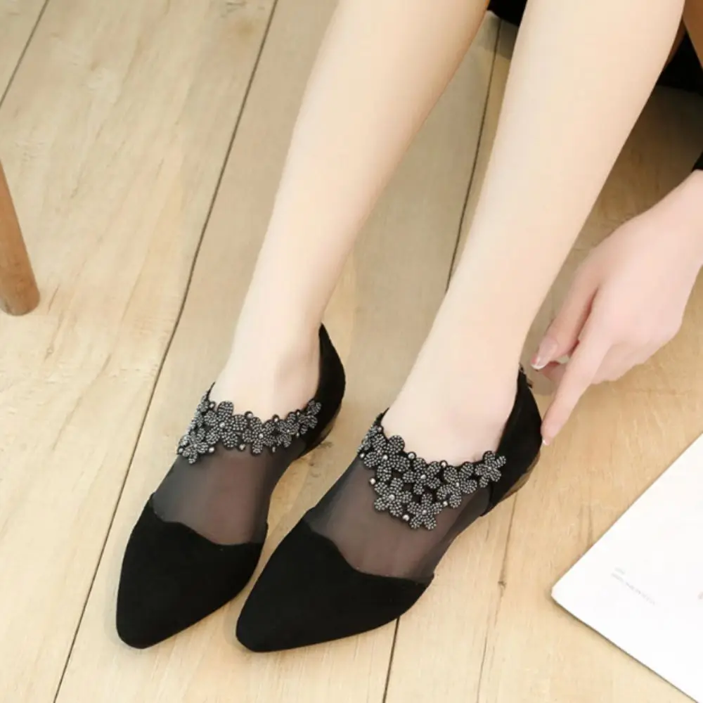 Женские туфли с острым носком водного дизайна - Фотография_3