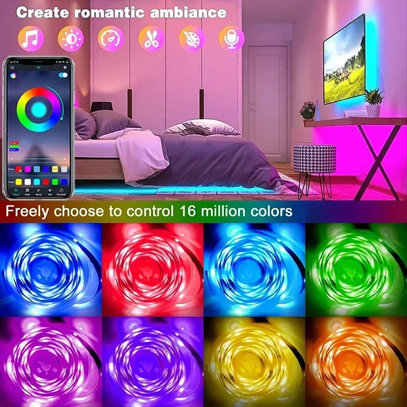 Светодиодная лента rgb 5050 с дистанционным - Фотография_2