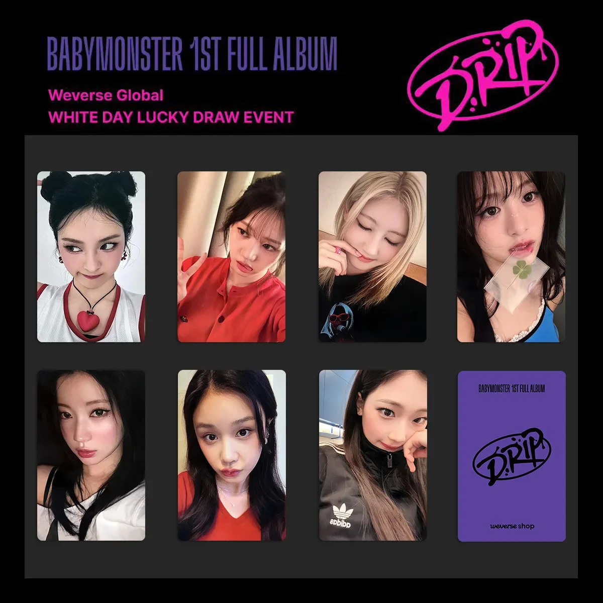 Kpop babymonster белая счастливая - Фотография_4