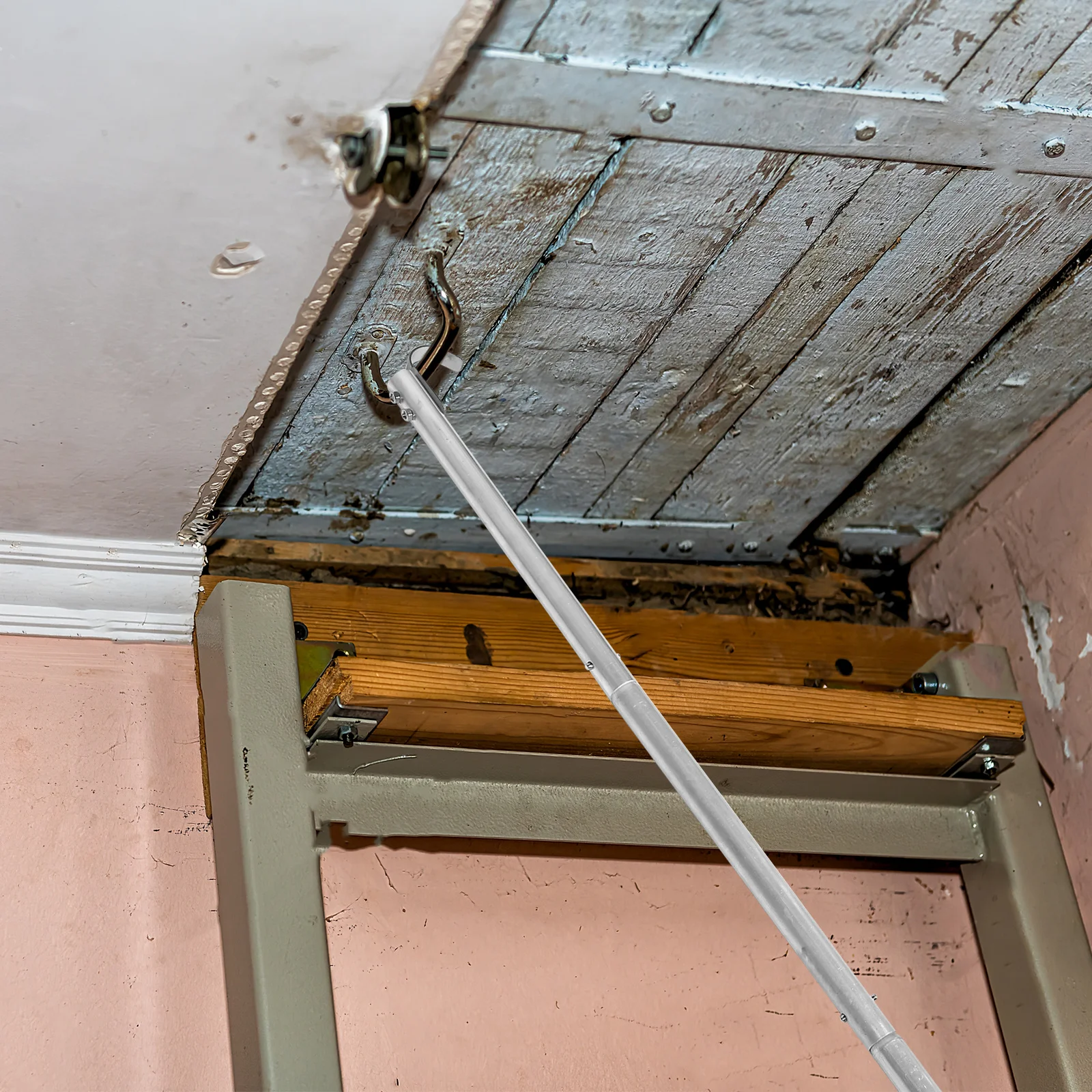 Прочная чердачная лестница из нержавеющей стали - Фотография_5