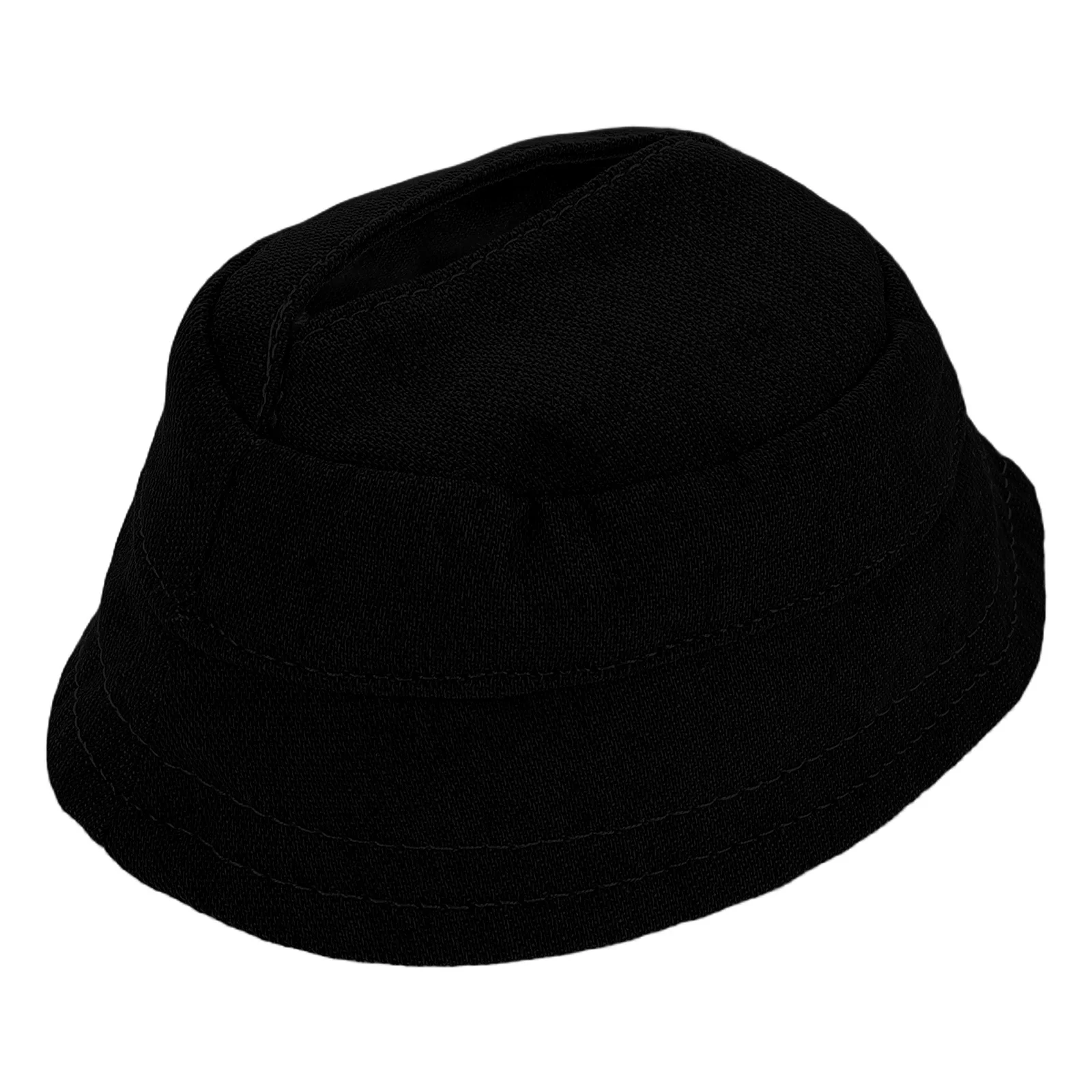 Маленькая рыбацкая шляпа 17 см для мягкой ткани ручной работы - Фотография_6