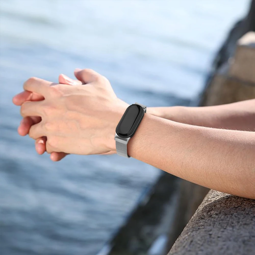 Нержавеющая сталь для mi band 8 9 - Фотография_4
