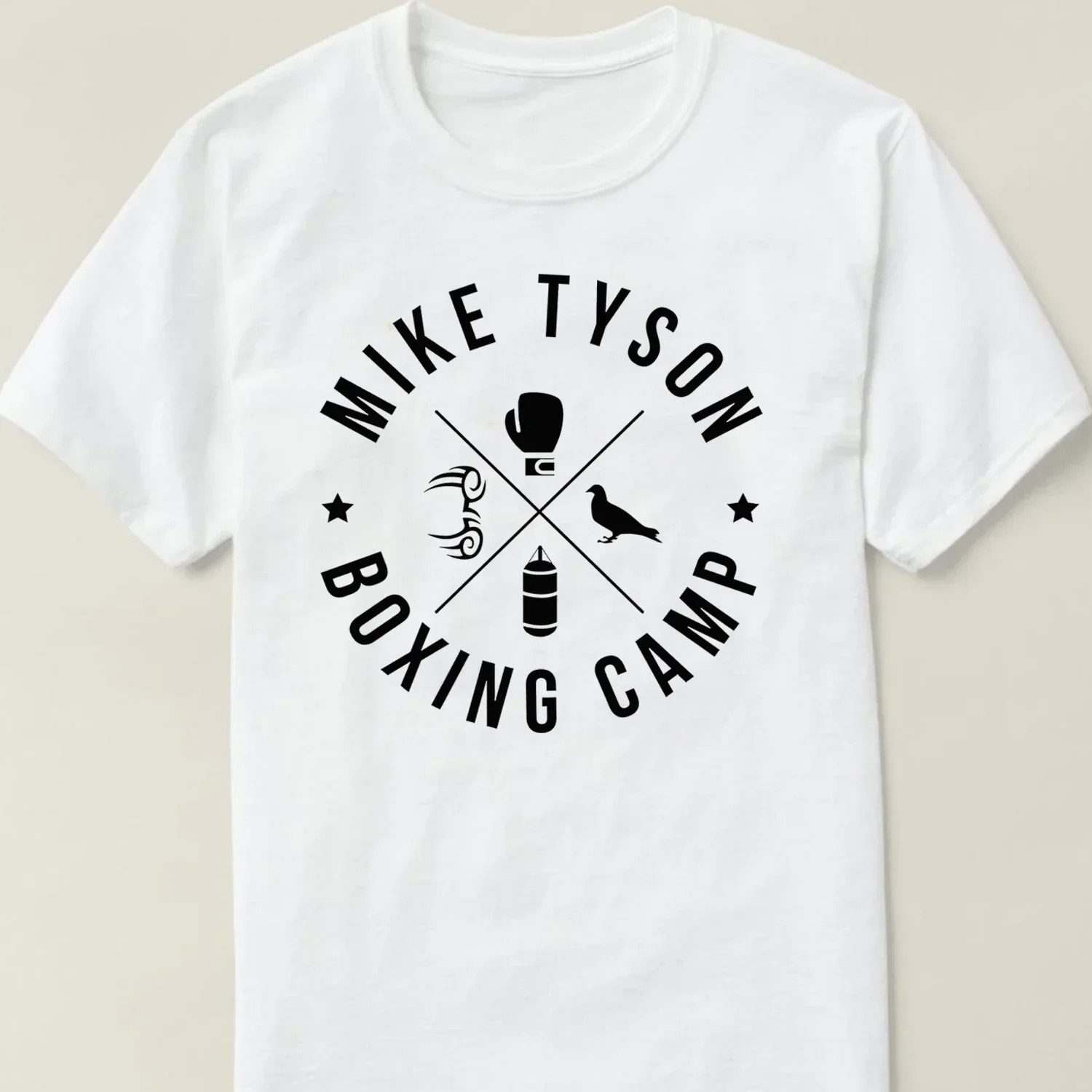 Футболка с принтом в стиле ретро mike tyson boxing camp icons - Фотография_3