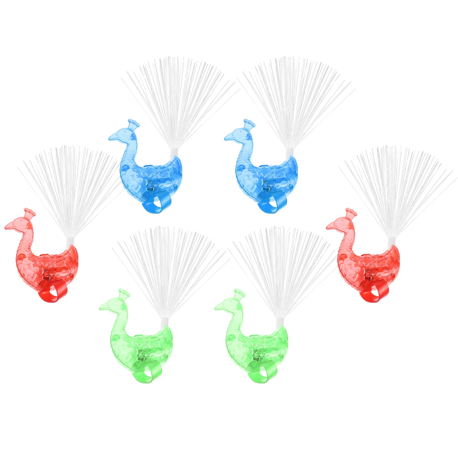 Оптоволоконные фонари в виде павлина - Фотография_4