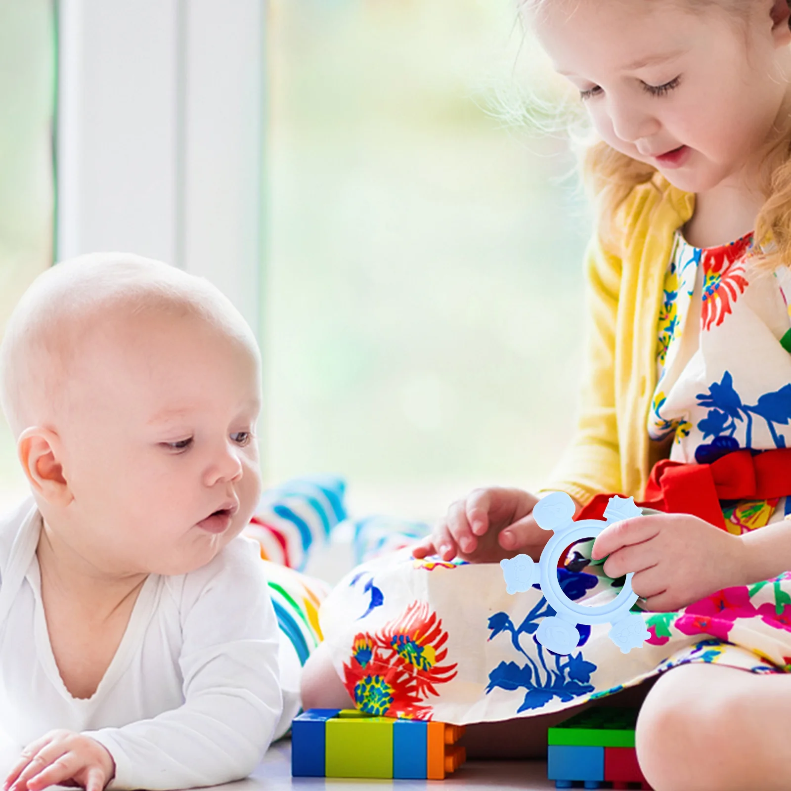 Силиконовый прорезыватель для детской ванны для прорезывания зубов