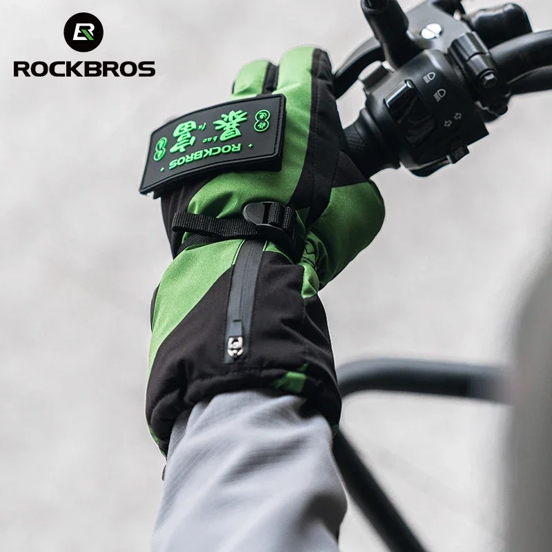 Rockbros лыжные перчатки с подогревом - Фотография_4