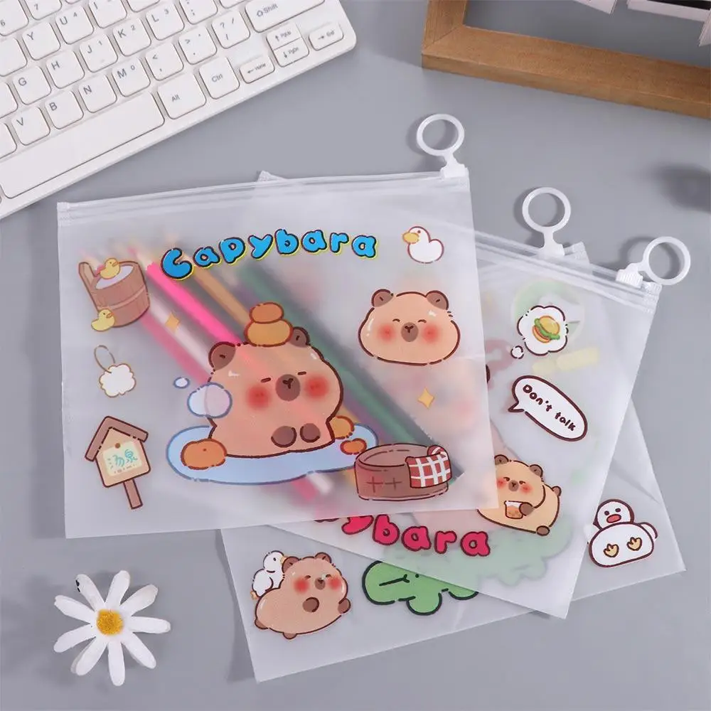Прозрачная сумка для файлов capybara большой емкости - Фотография_2