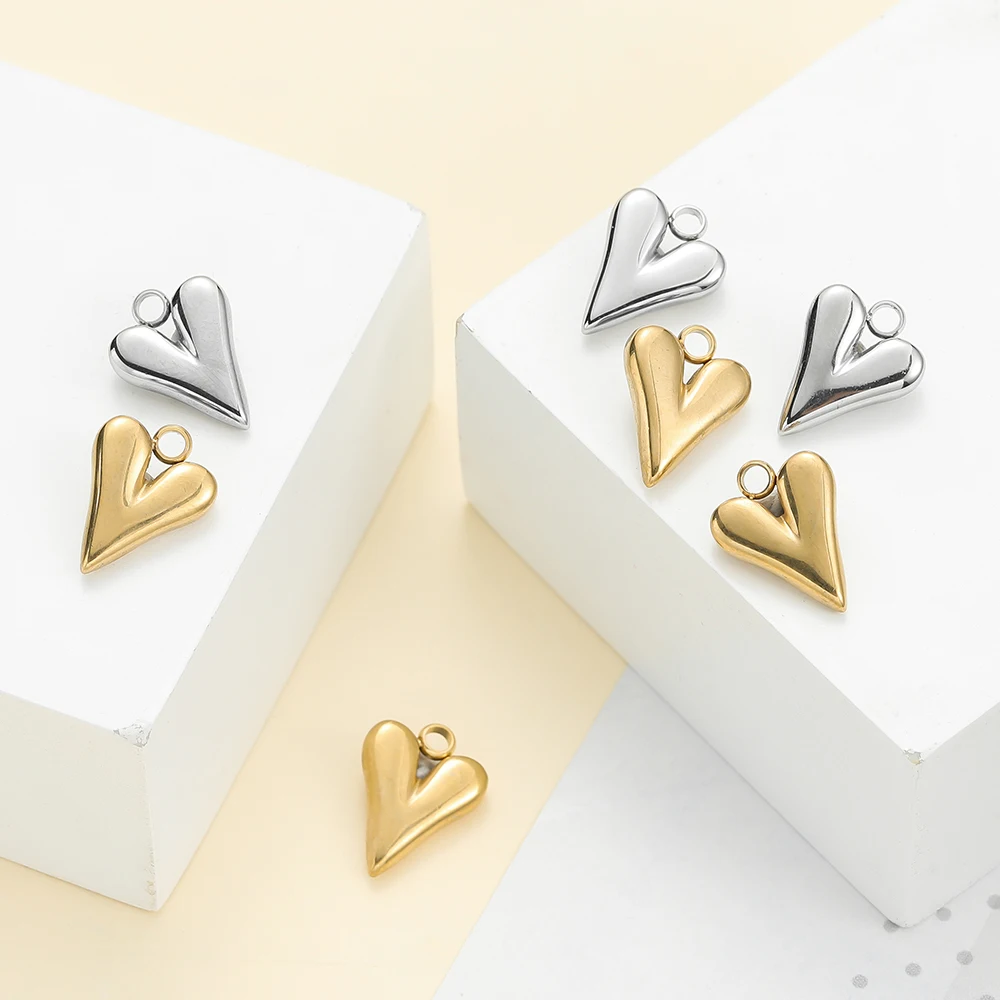 Подвески в форме сердца из нержавеющей стали - Фотография_3