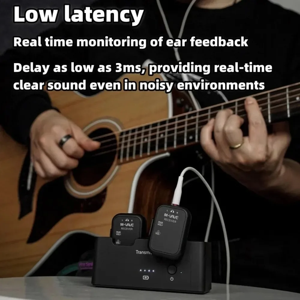 M-vave wp-12 беспроводная система мониторинга наушников 2 - Фотография_6