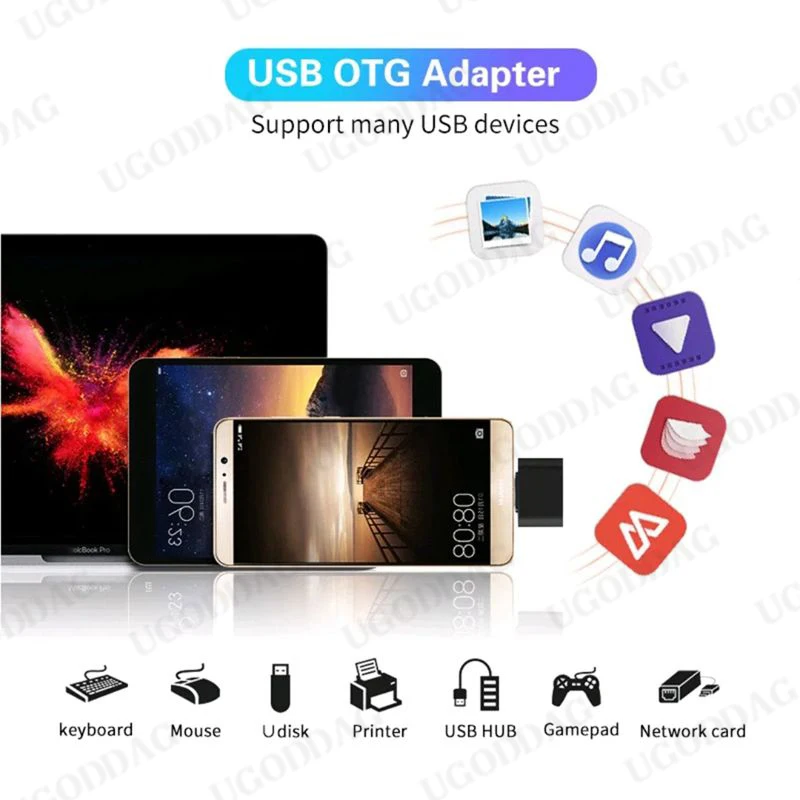 Адаптер для передачи данных typec male к usb-a 2.0 otg для samsung - Фотография_4