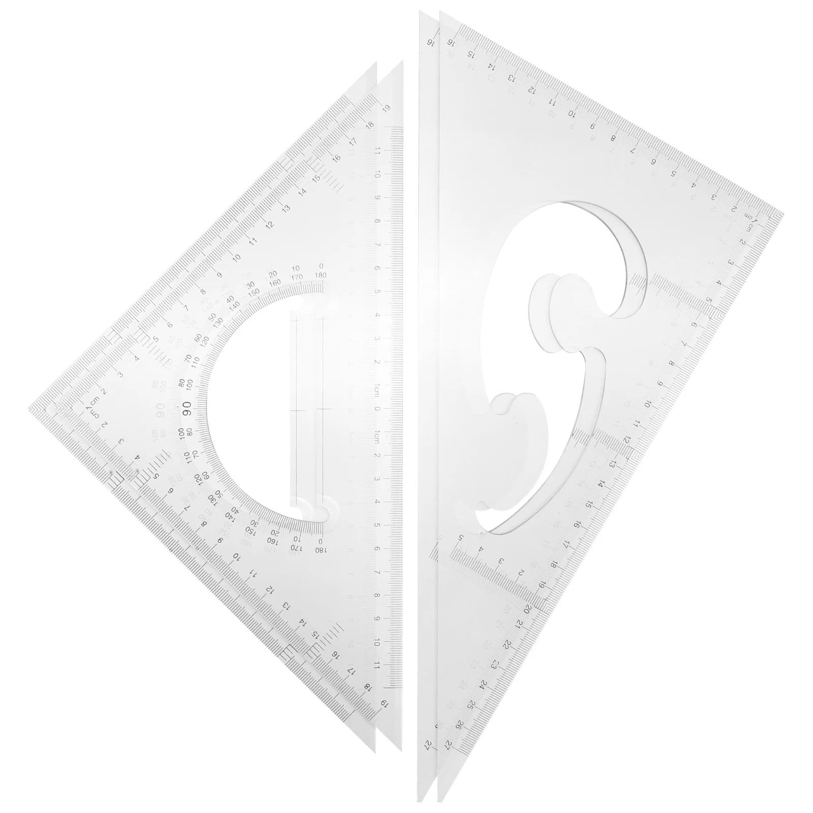 Пластиковые треугольные линейки - Фотография_4