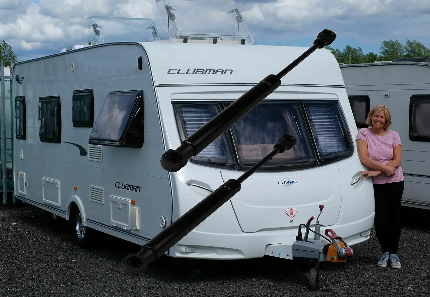 1 пара 285 мм давление 125n для lunar clubman stellar lexon quasar - Фотография_3