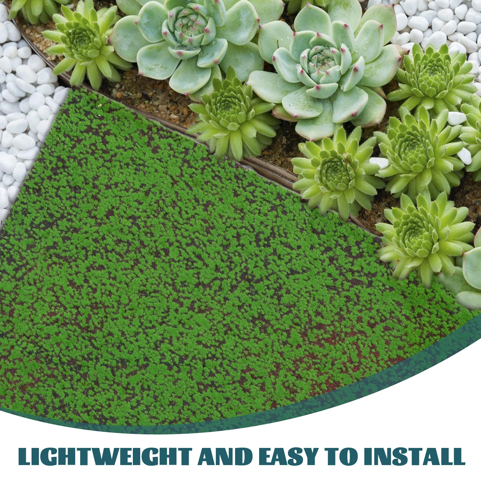 Искусственный мох поддельный зеленый - Фотография_6