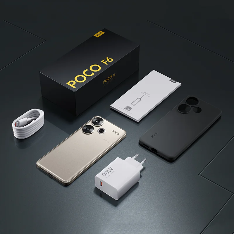 Смартфон poco f6 глобальная версия snapdragon ® турбозарядка 8s gen 3 - Фотография_4