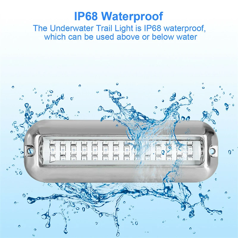 Светодиодный морской нижний фонарь из нержавеющей стали ip68 - Фотография_6