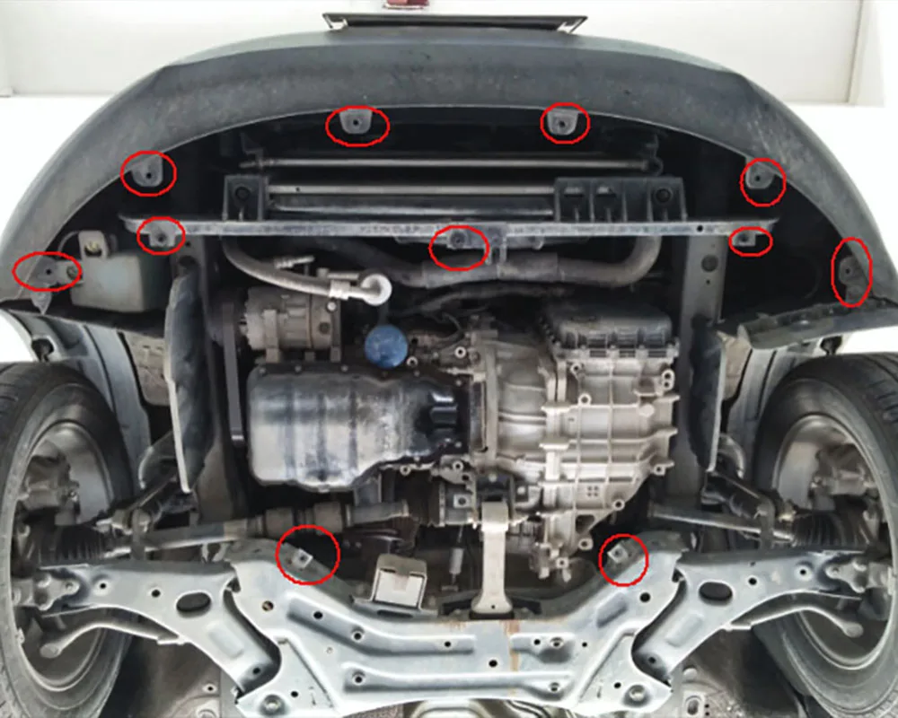 Для kia sportage r 2015-2016 2.0l 2.4l под защитой двигателя - Фотография_2