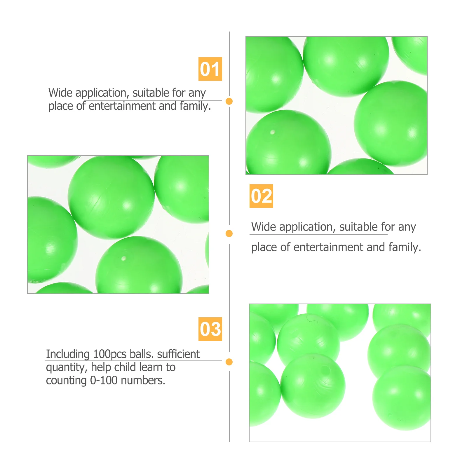 15 см цветные пластиковые шарики для подсчета математики - Фотография_6