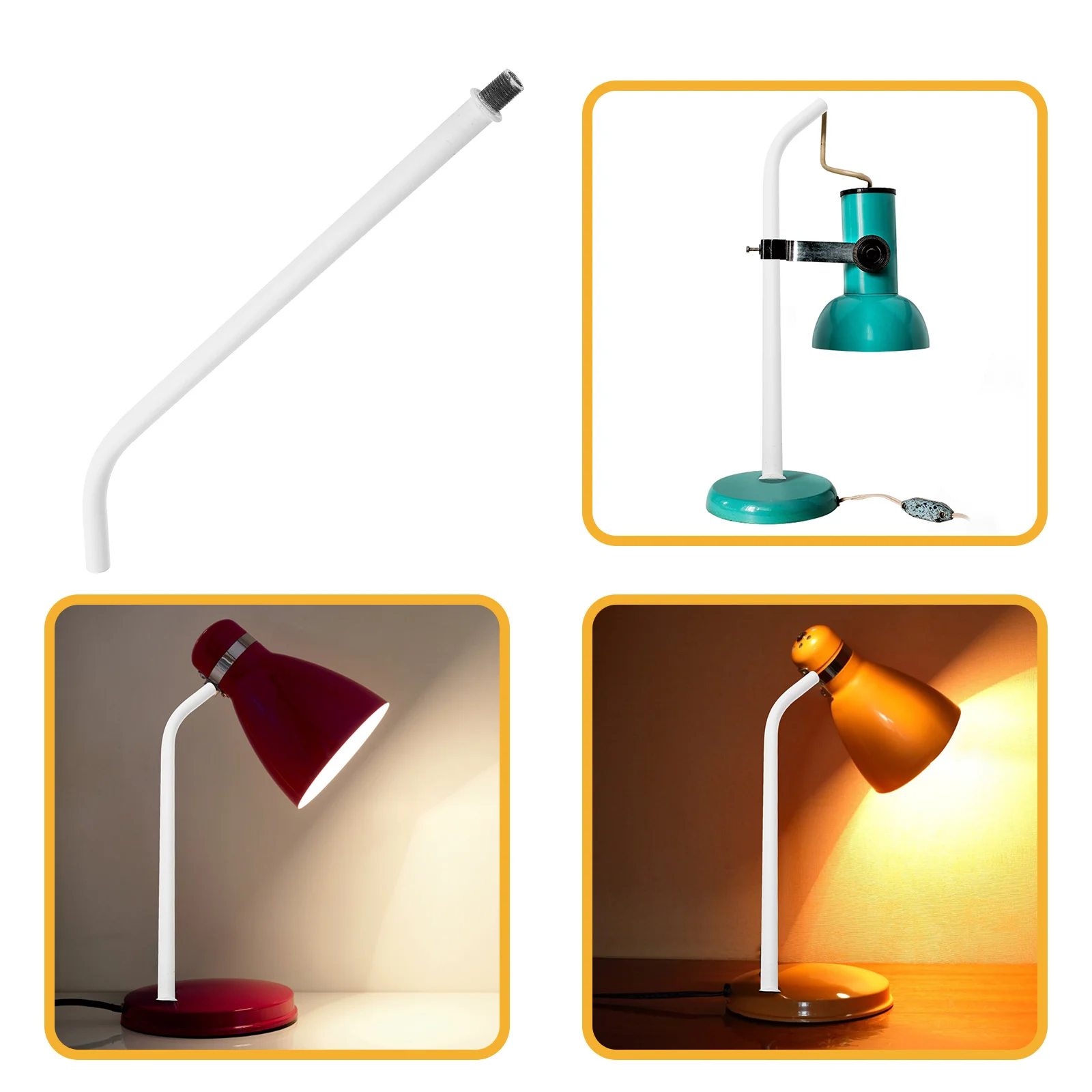 Настольная лампа с изогнутым стержнем - Фотография_5