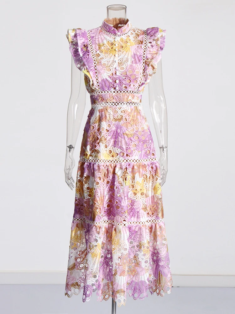 Женское ажурное платье twotwinstyle - Фотография_4