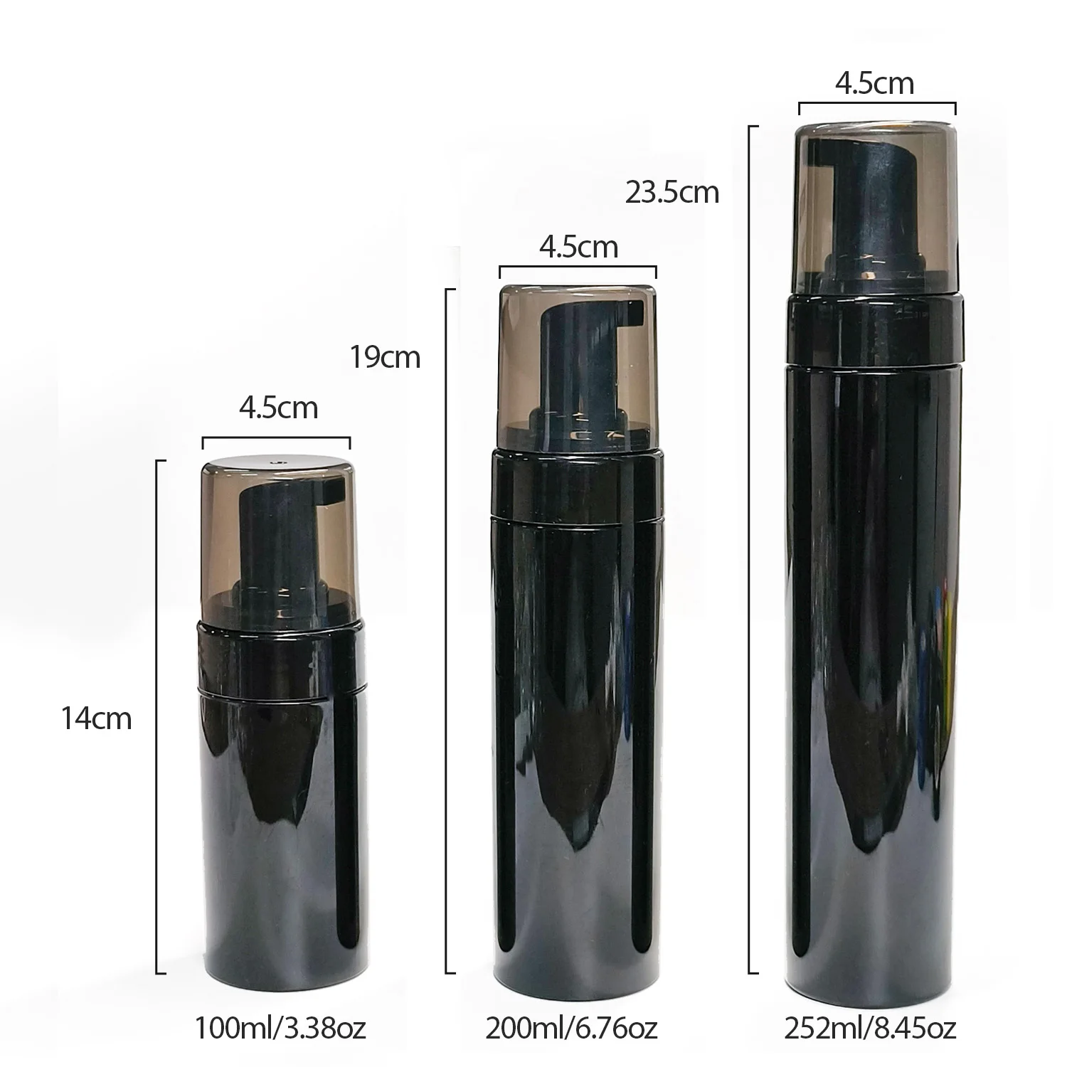 100/200/250 мл, пластиковая пенящаяся бутылка - Фотография_4