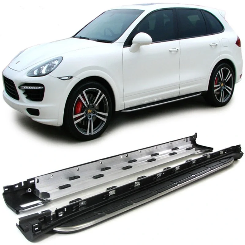 Алюминиевая подножка oe для porsche cayenne 2011