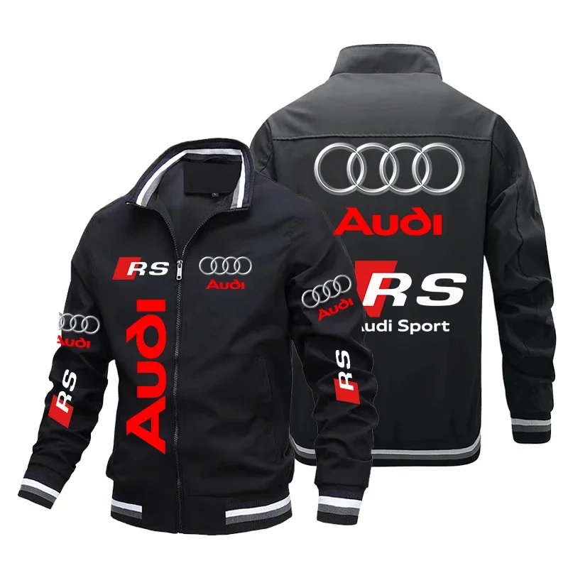 Куртки для мужчин audi и rs с принтом