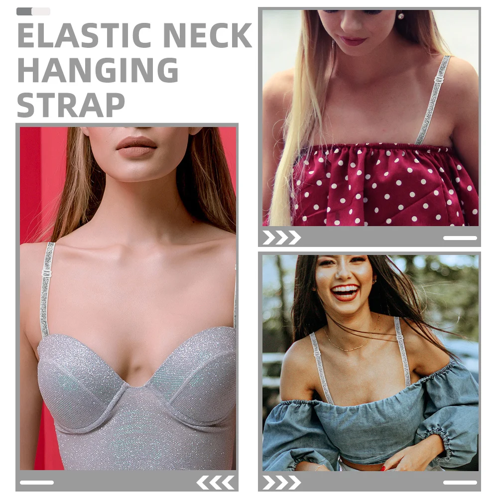 2 пары сверкающих бретелей для бюстгальтера - Фотография_3