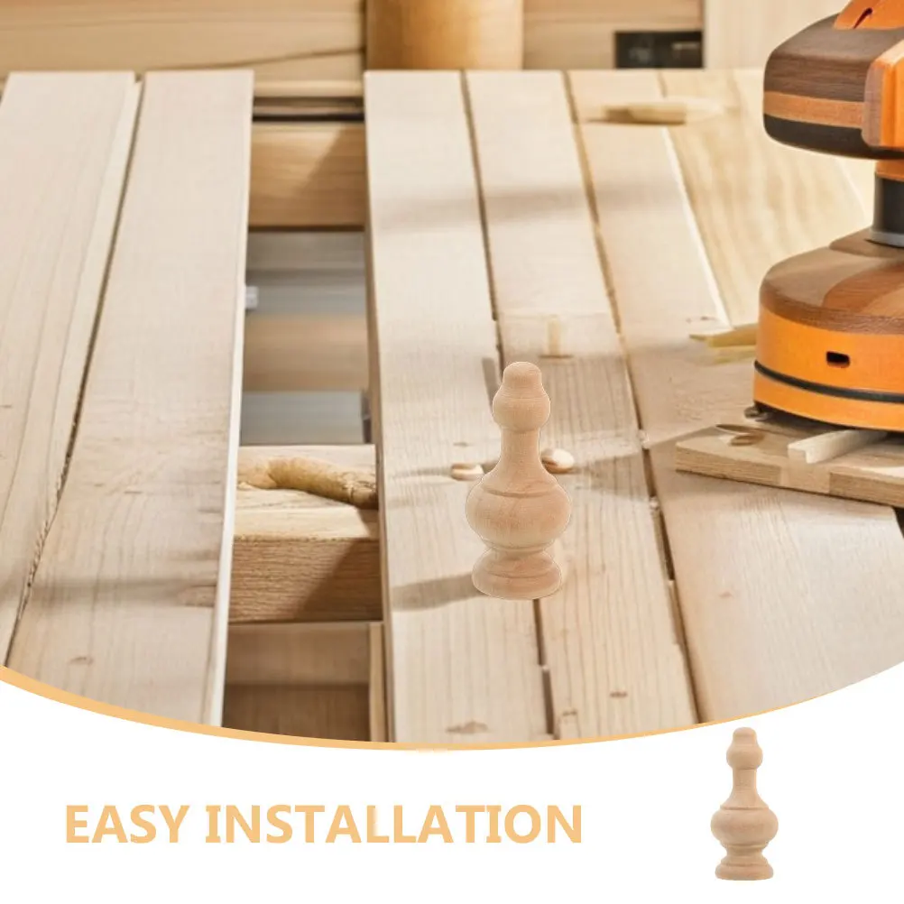 Декоративные шпиндели из цельного дерева - Фотография_4