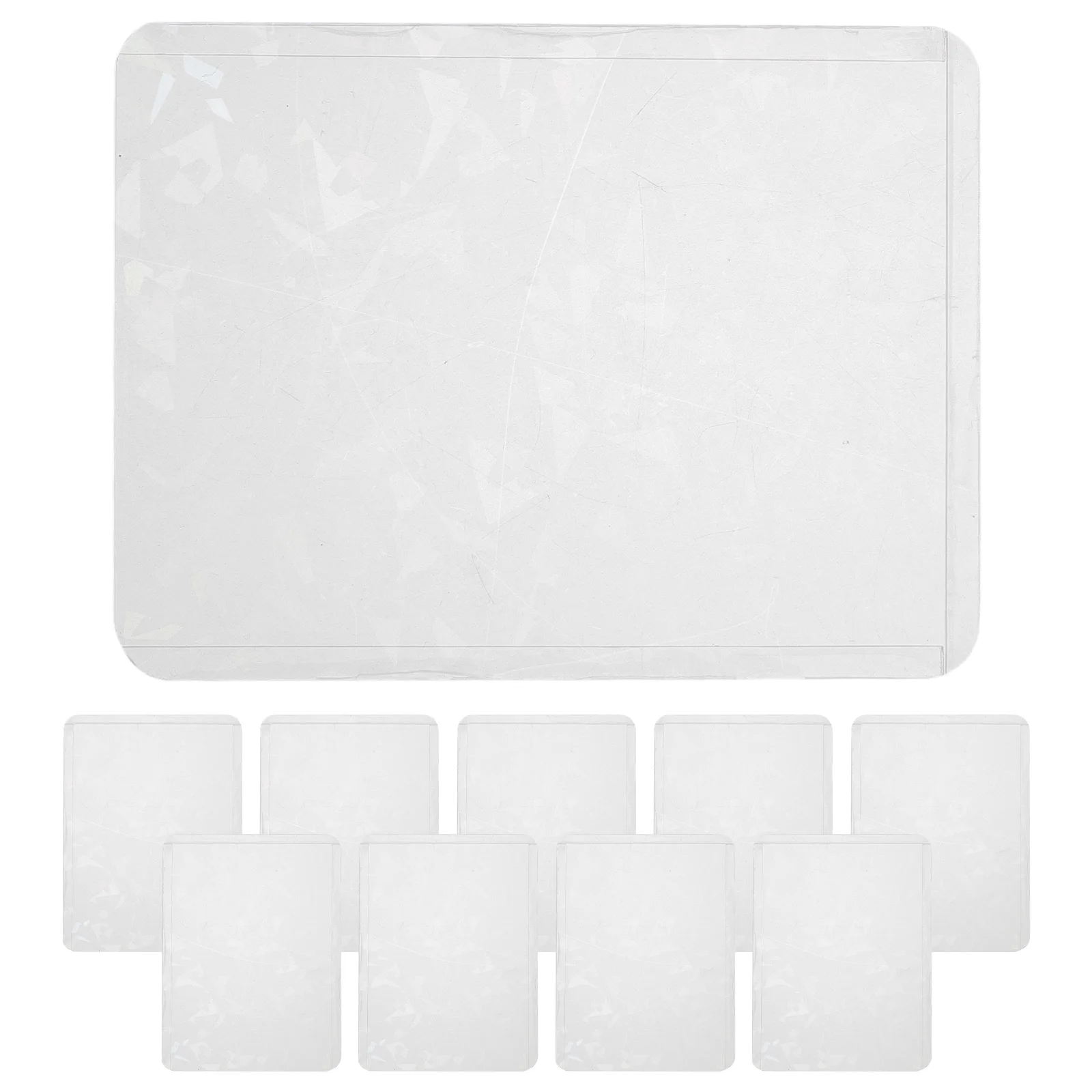 Прозрачные жесткие рукава для карточек