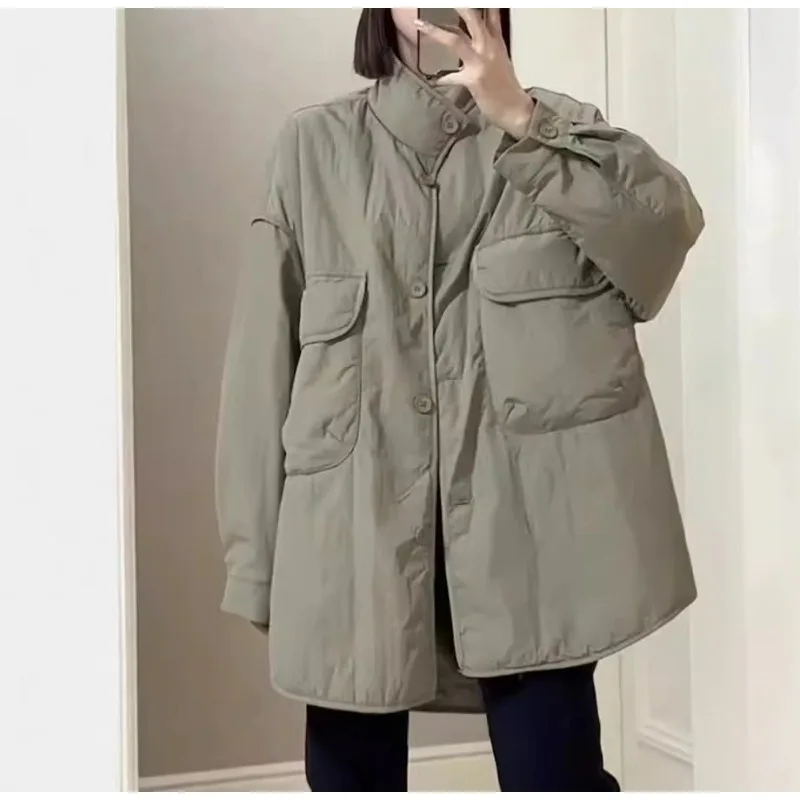 Свободный повседневный пуховик - Фотография_4