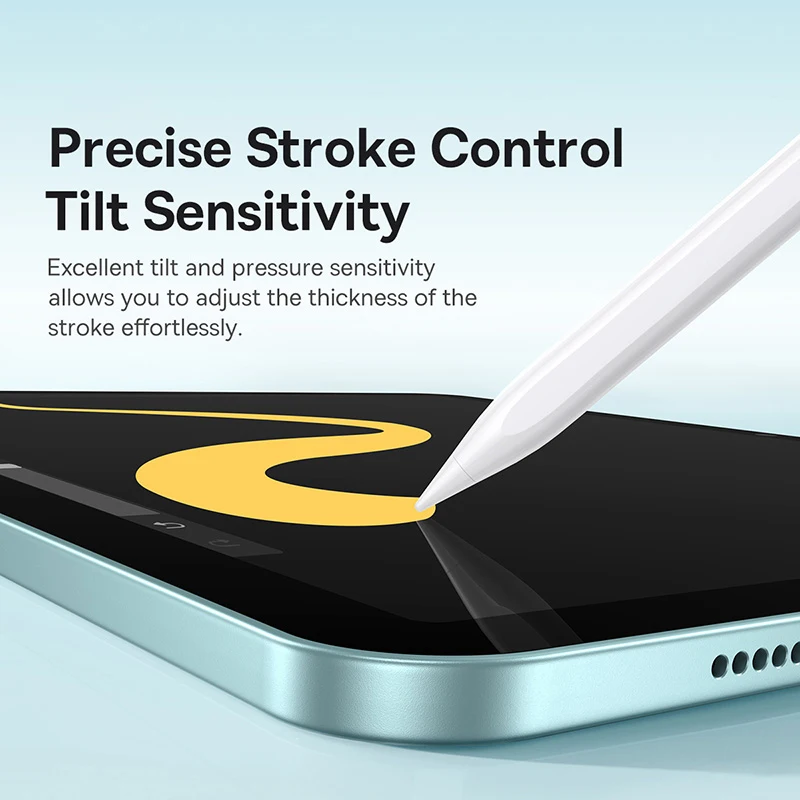 Bluetooth-стилус baseus 3-го поколения для apple pencil palm rejection - Фотография_5