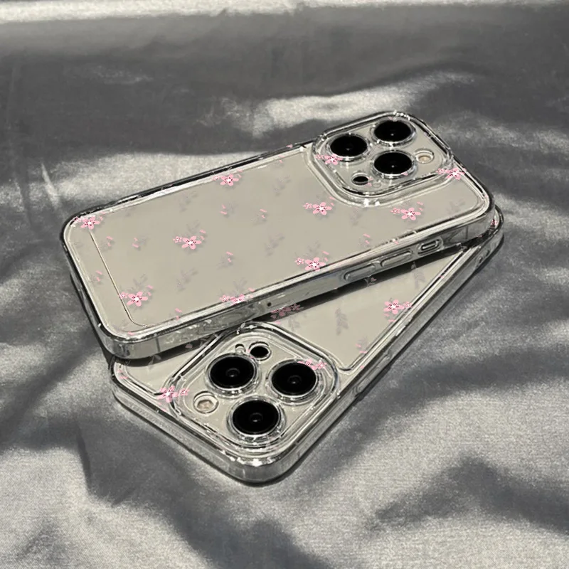Прозрачный чехол для телефона с цветком для iphone 11 - Фотография_6