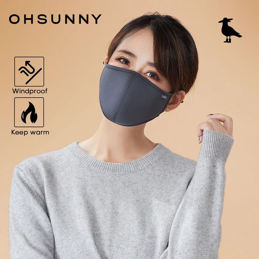 Ohsunny зимняя теплая женская маска
