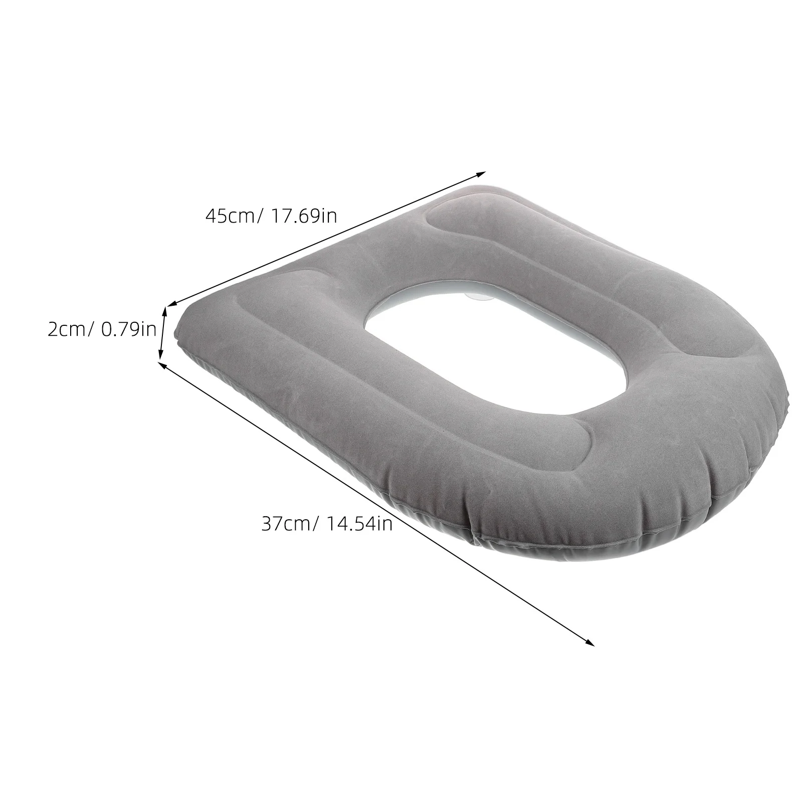 Удобная надувная подушка для сиденья унитаза - Фотография_2