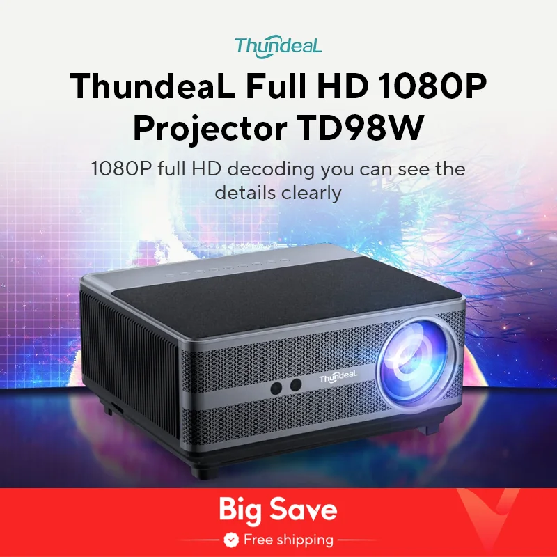 Full hd проектор thundeal td98