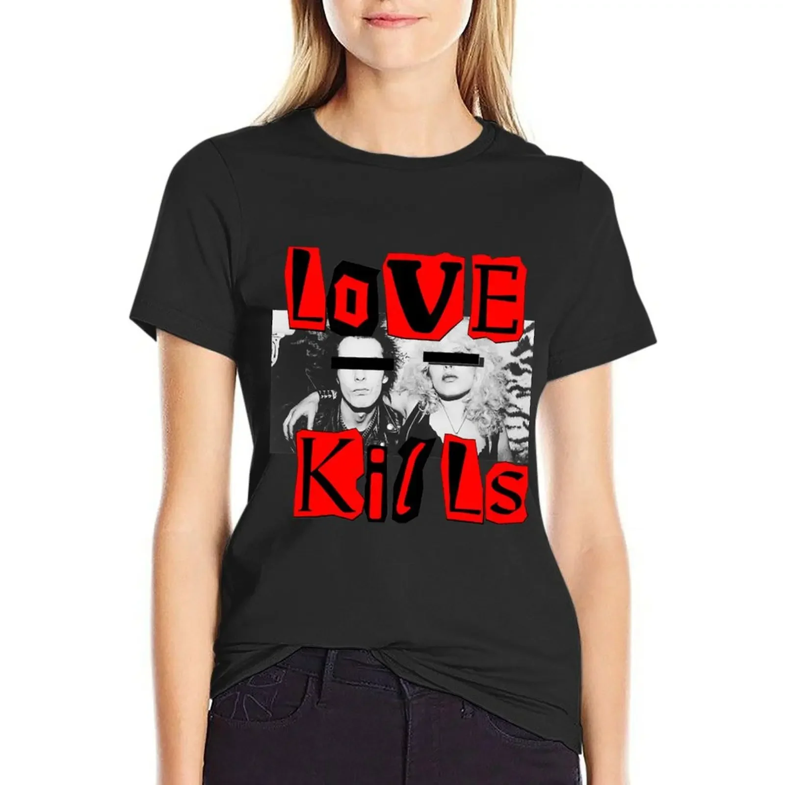 Футболка love kills punk icons