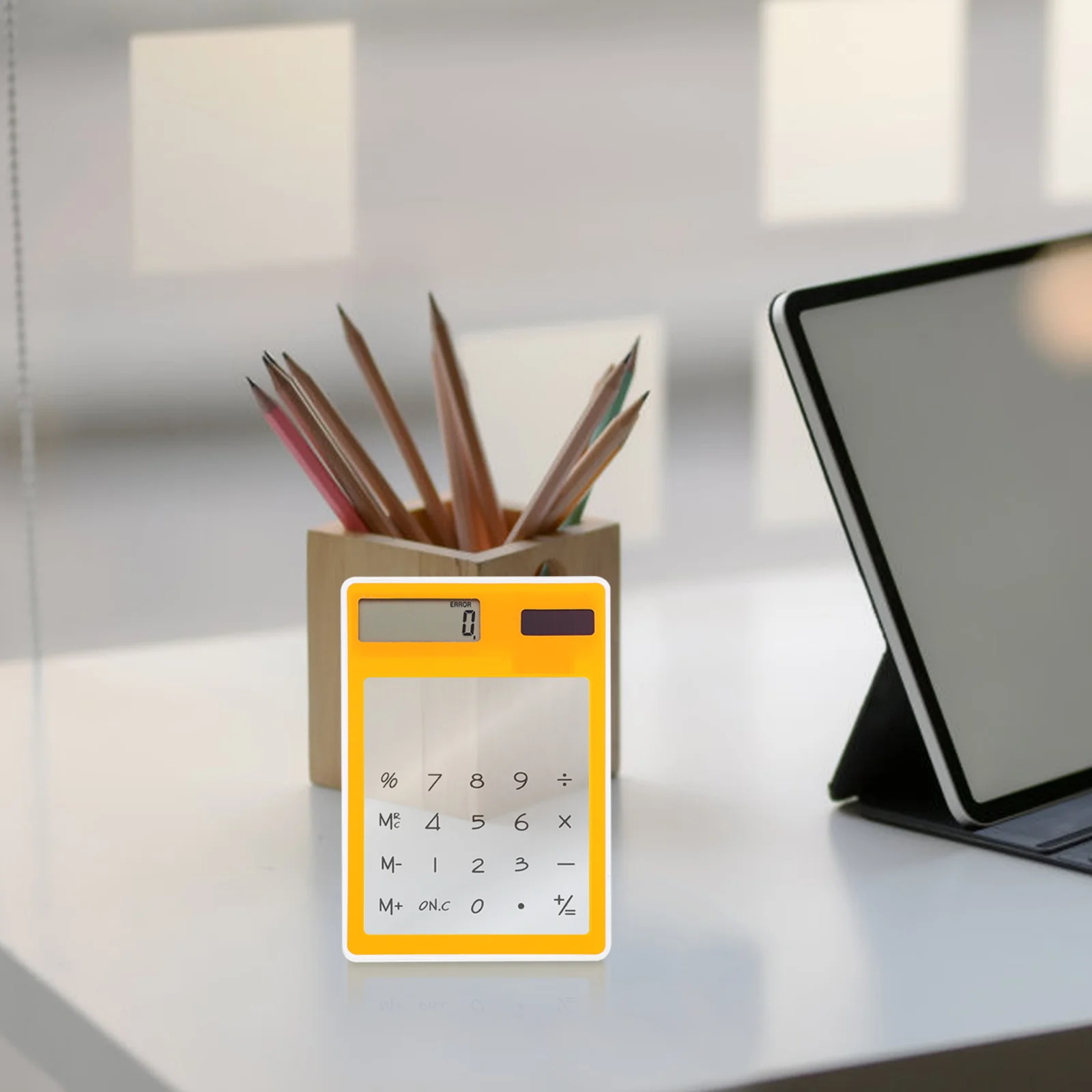 8-значный солнечный калькулятор с сенсорным экраном - Фотография_5