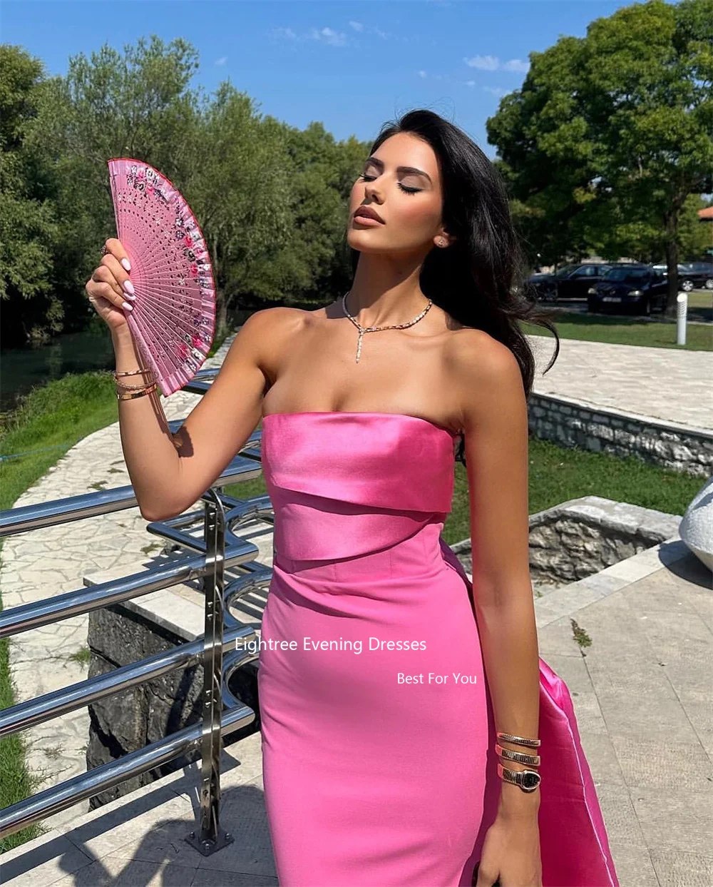 Eightree розово-розовые элегантные - Фотография_3