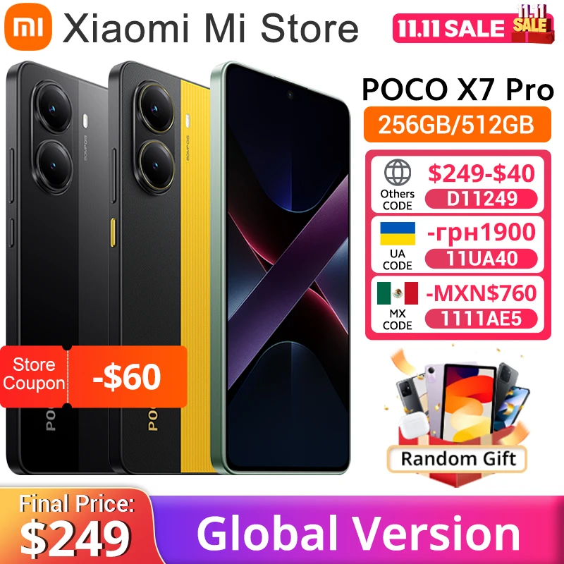 Глобальная версия смартфона poco x7 pro