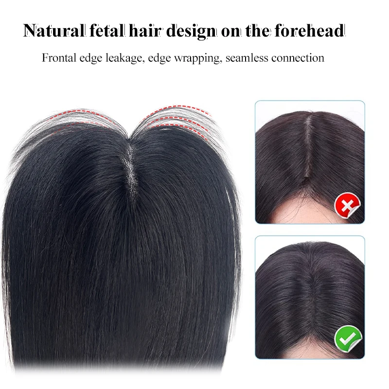 100% человеческие волосы 7x10 см - Фотография_6